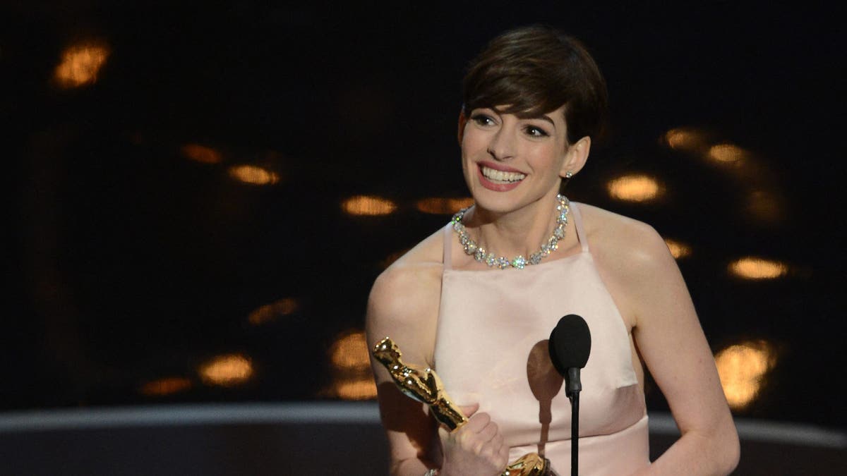 anne hathaway acceptance speech at oscars 2013