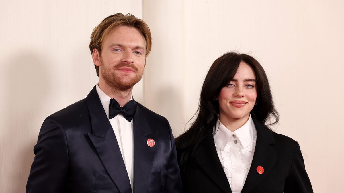 billie eilish with her member  finneas astatine  the academy awards 