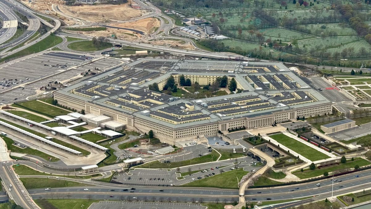 Aerial view of the Pentagon