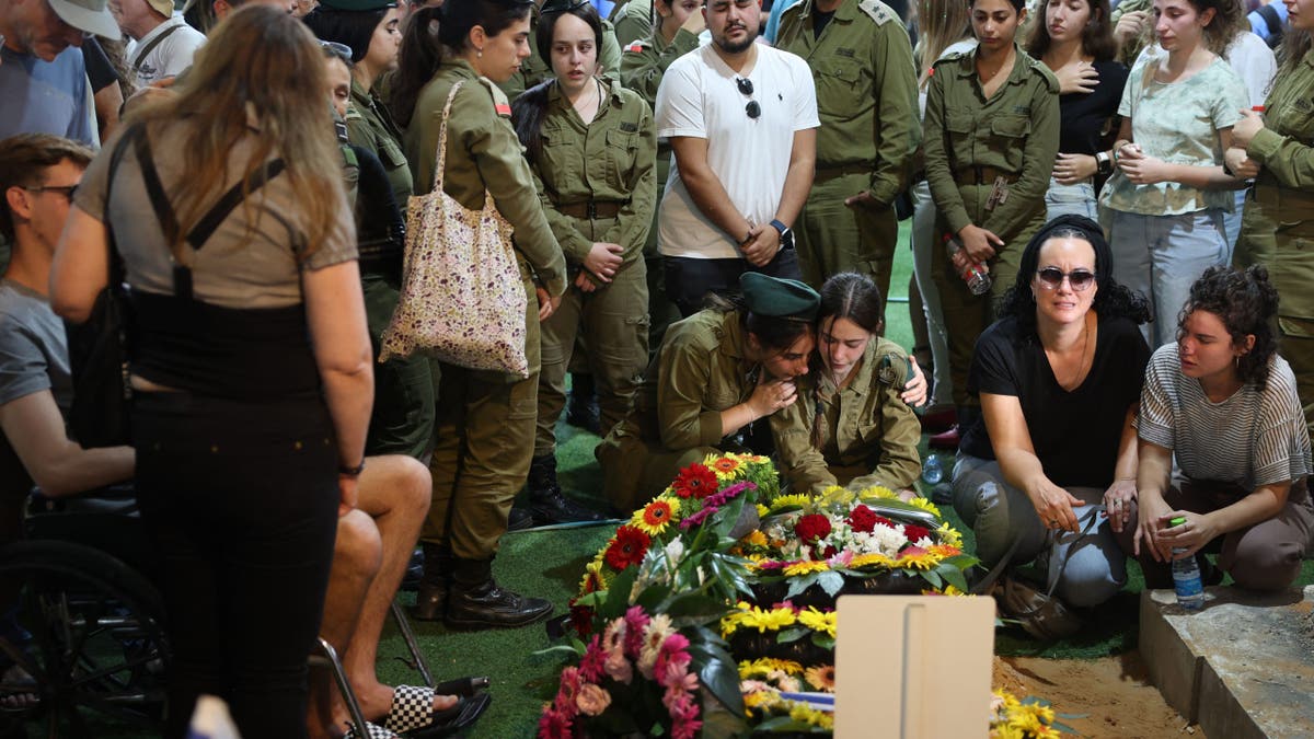 Funeral de un soldado israelí