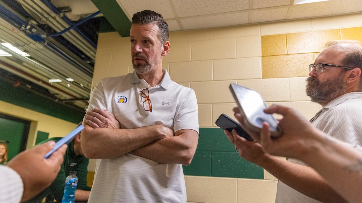 Todd Kress, entrenador de los Spartans de la Universidad Estatal de San José