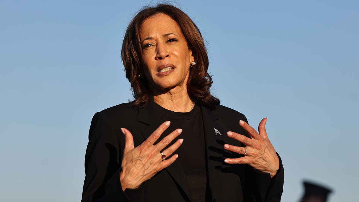 Kamala Harris ujęcie z bliska