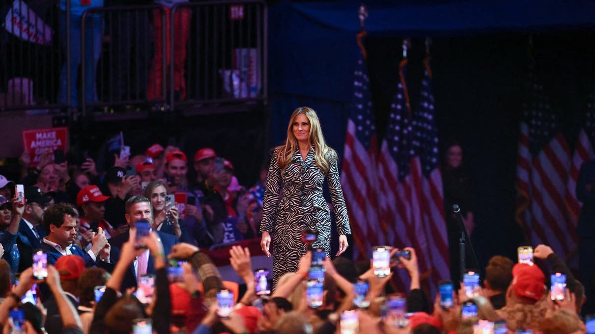 Melania Trump astatine  MSG rally