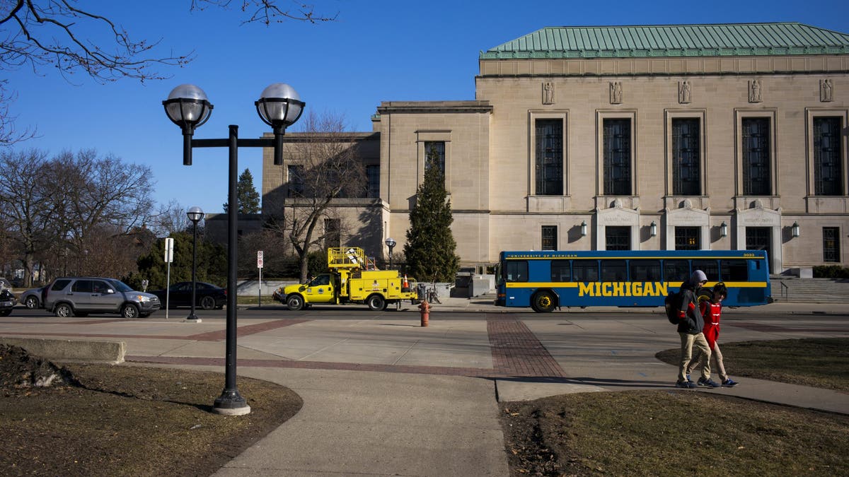 The federal government heavily invests in military research at Michigan.