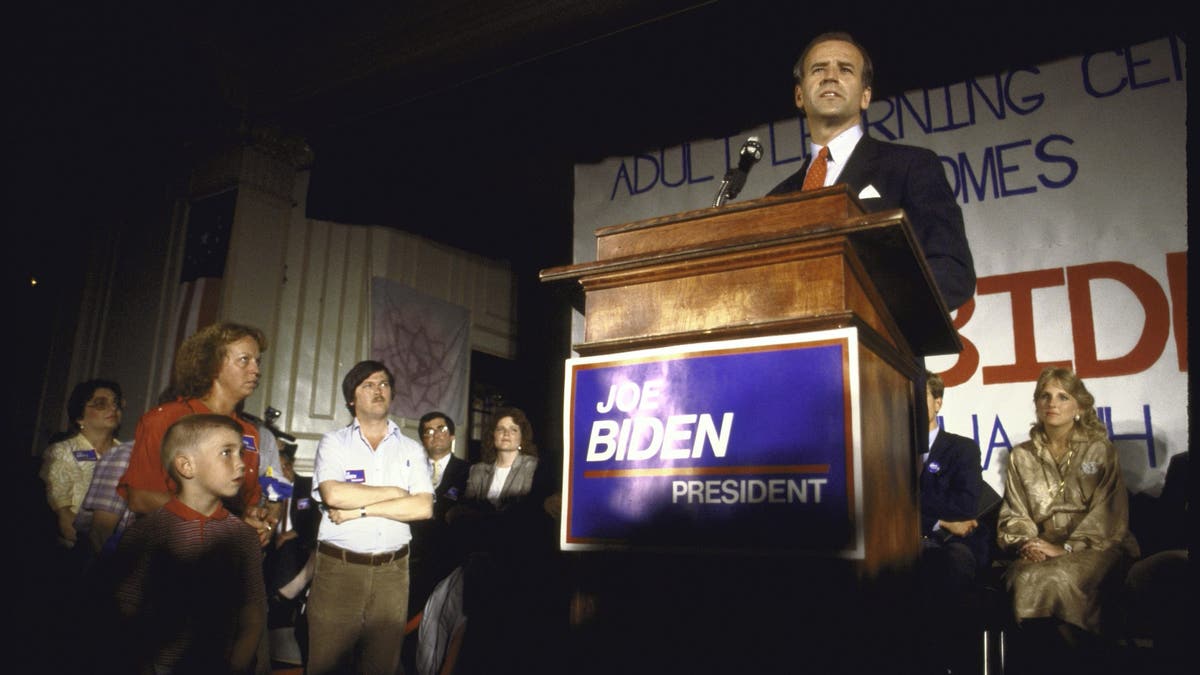 Joe Biden ogłasza swoją kandydaturę na prezydenta Demokratów w 1988 roku.