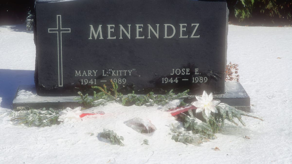 The grave of Jose and Kitty Menendez