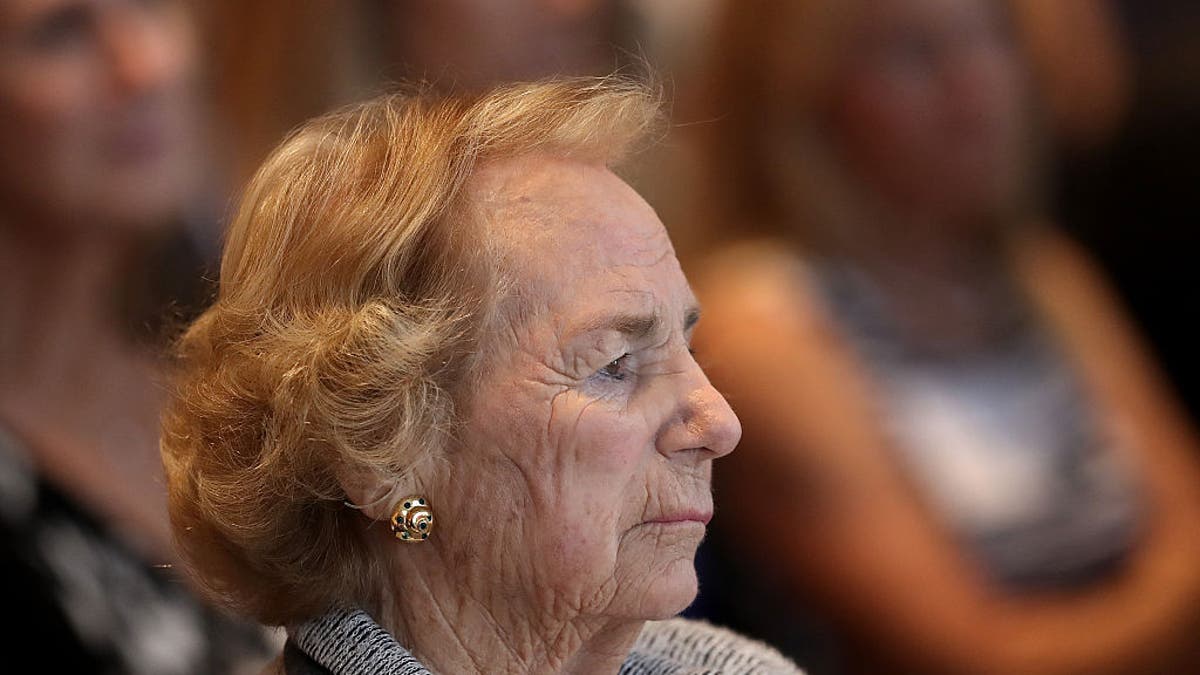 Ethel Kennedy attends a ceremony