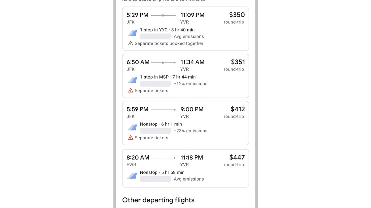 google flights