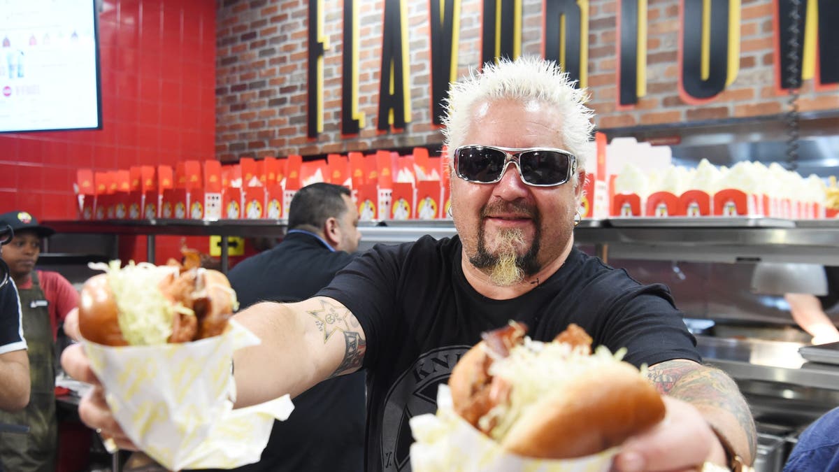 Guy Fieri at Chicken Guy