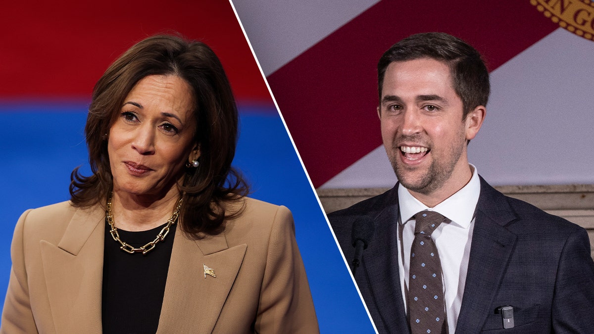 Kamala Harris and Christopher Rufo