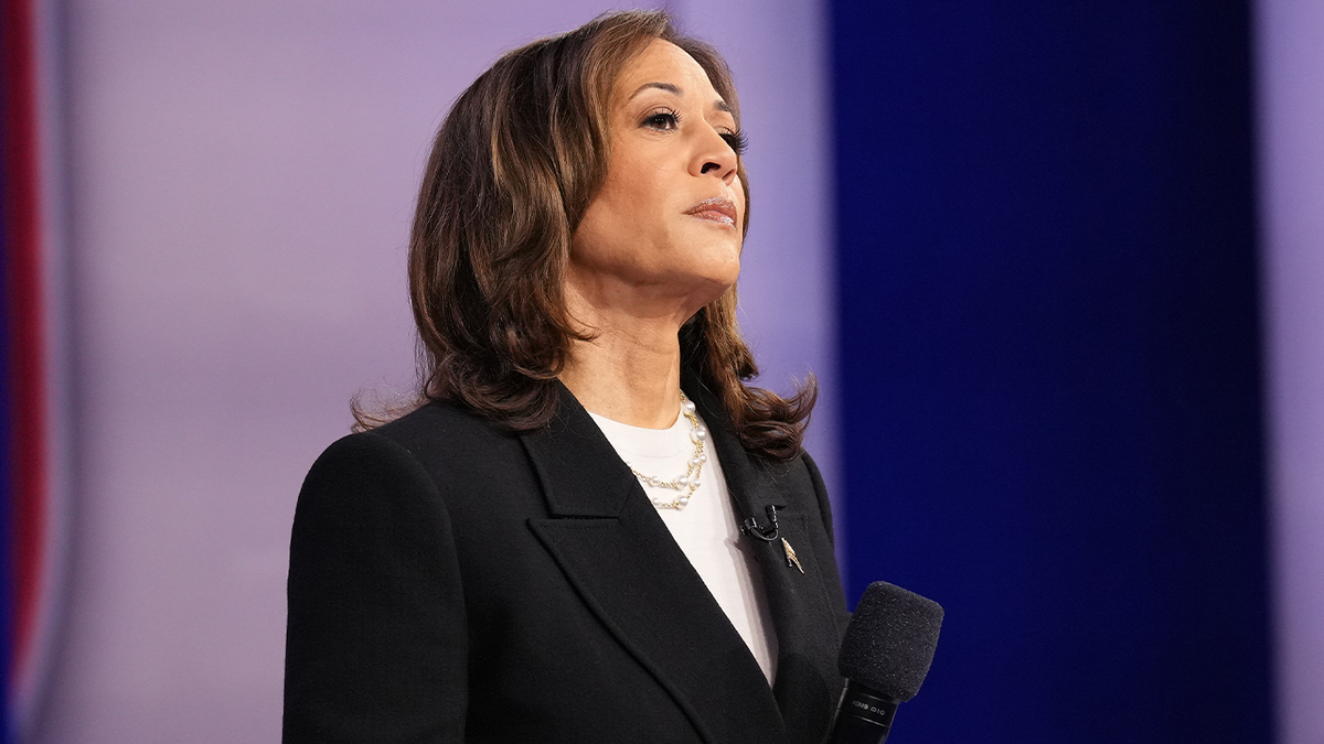 Kamala Harris closeup shot from CNN town hall