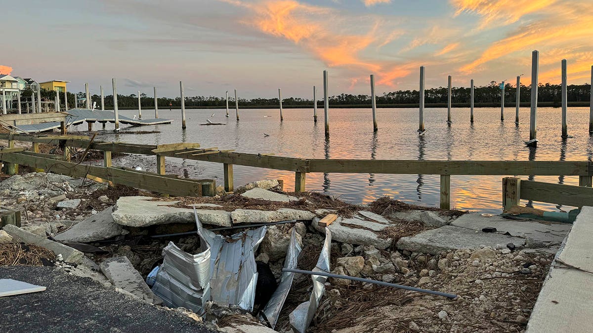 Damage caused by Hurricane Helene