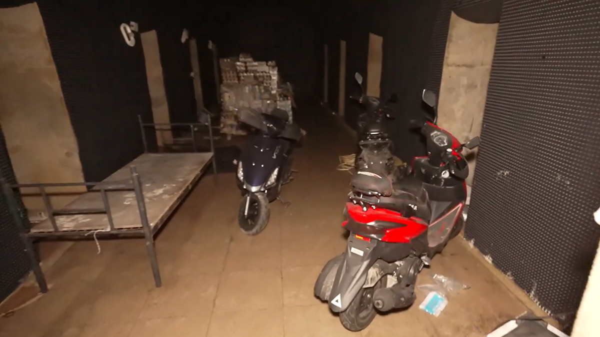 Motorcycles found inside Hezbollah bunker