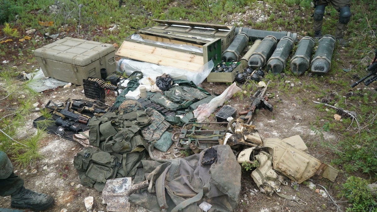 Armas pertenecientes a Hezbollah