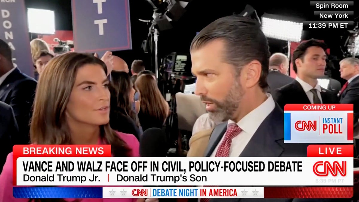 Donald Trump Jr. said the media was partly responsible for two assassination attempts against his father, former President Trump, by spreading false narratives that radicalized his critics. 