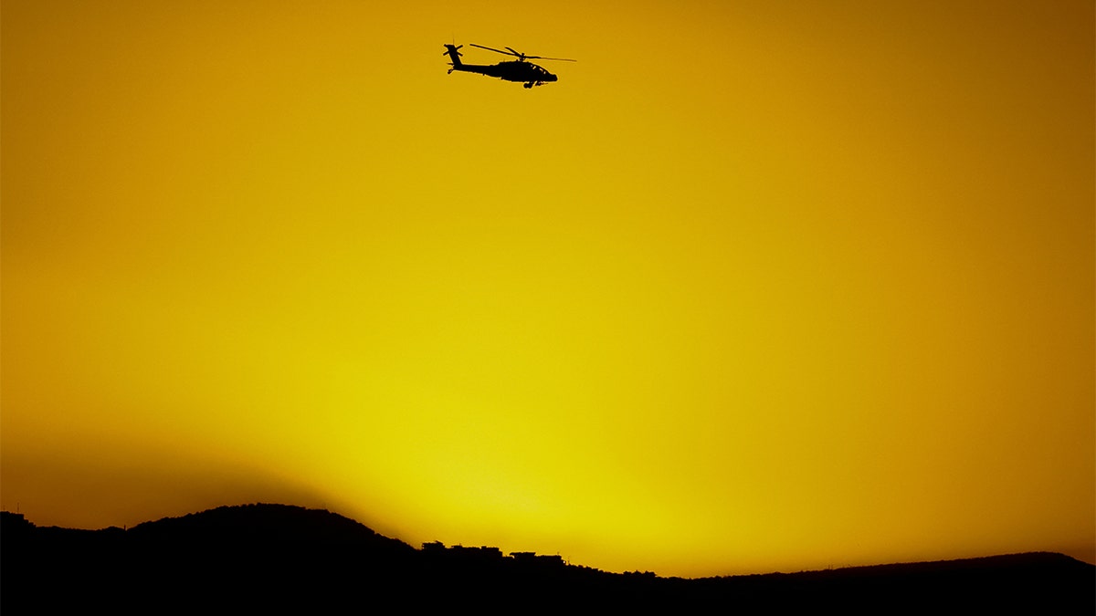 Israeli onslaught  copter