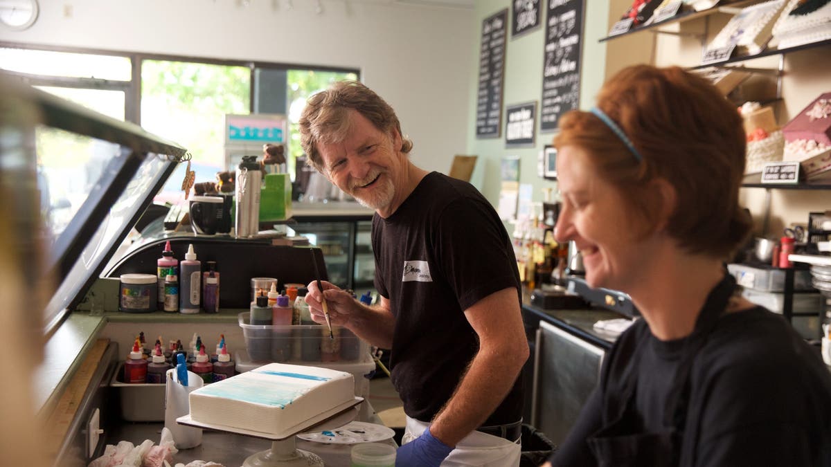 Jack Phillips and his daughter