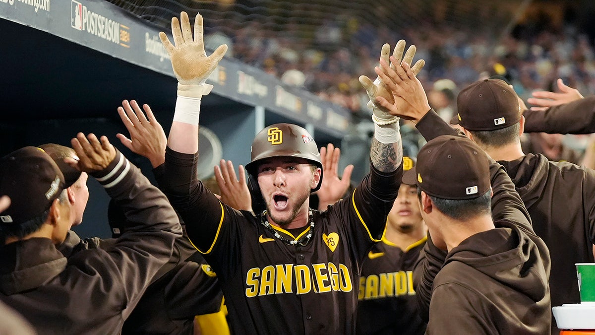 Padres' NLDS Game 2 win over Dodgers turns ugly as fans throw objects at San Diego players  at george magazine