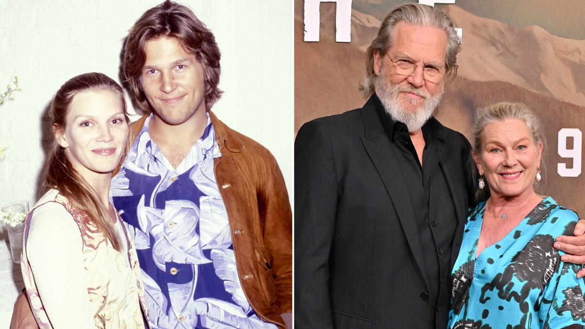 Jeff Bridges and his woman  Susan Geston past    and present  split.