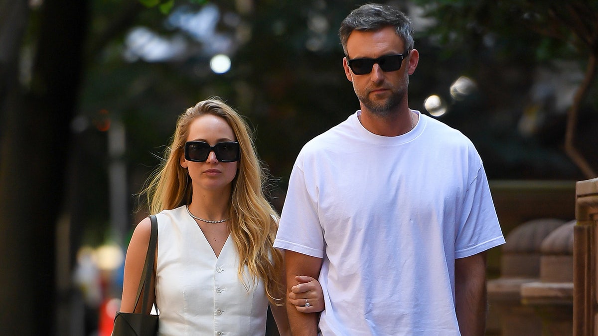 Jennifer Lawrence and Cooke Maroney stepping successful New York