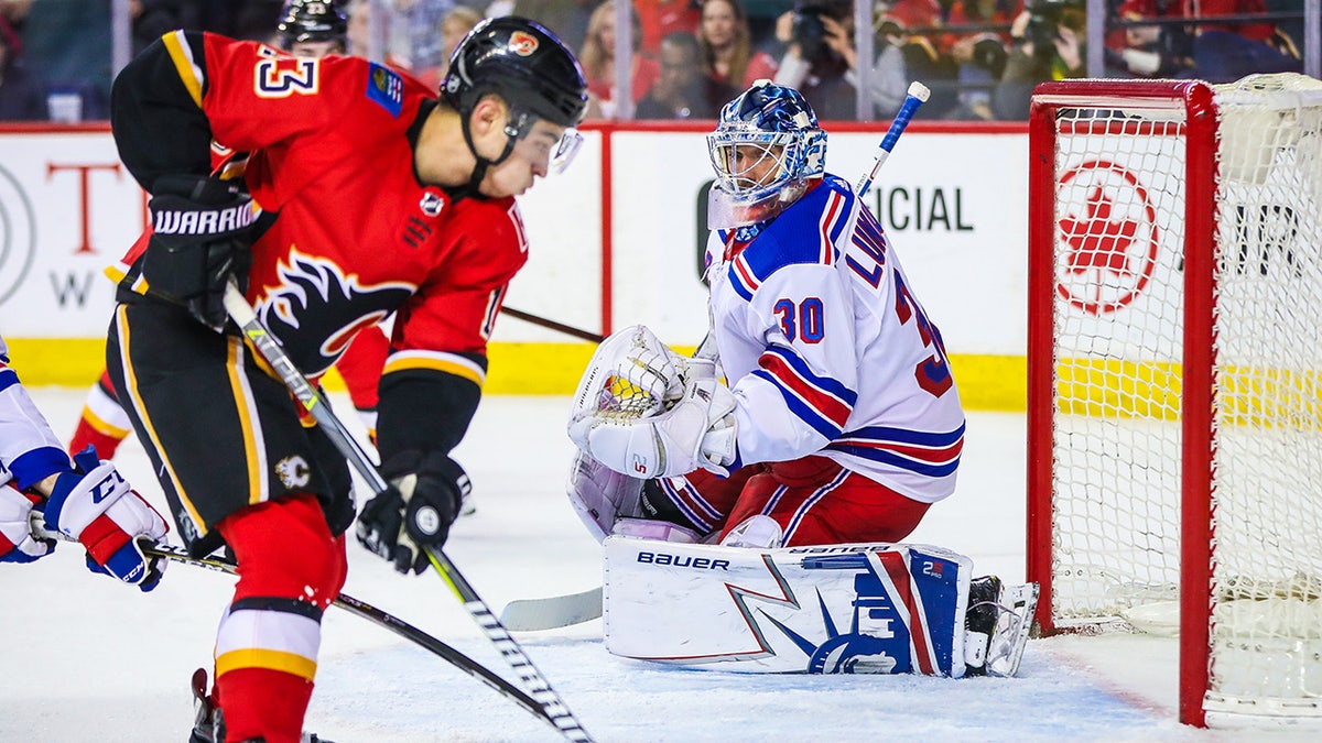 Henrik Lundqvist and Johnny Gaudreau