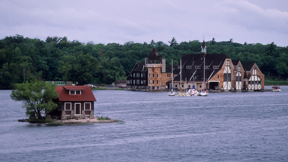 Just Enough Room Island in New York