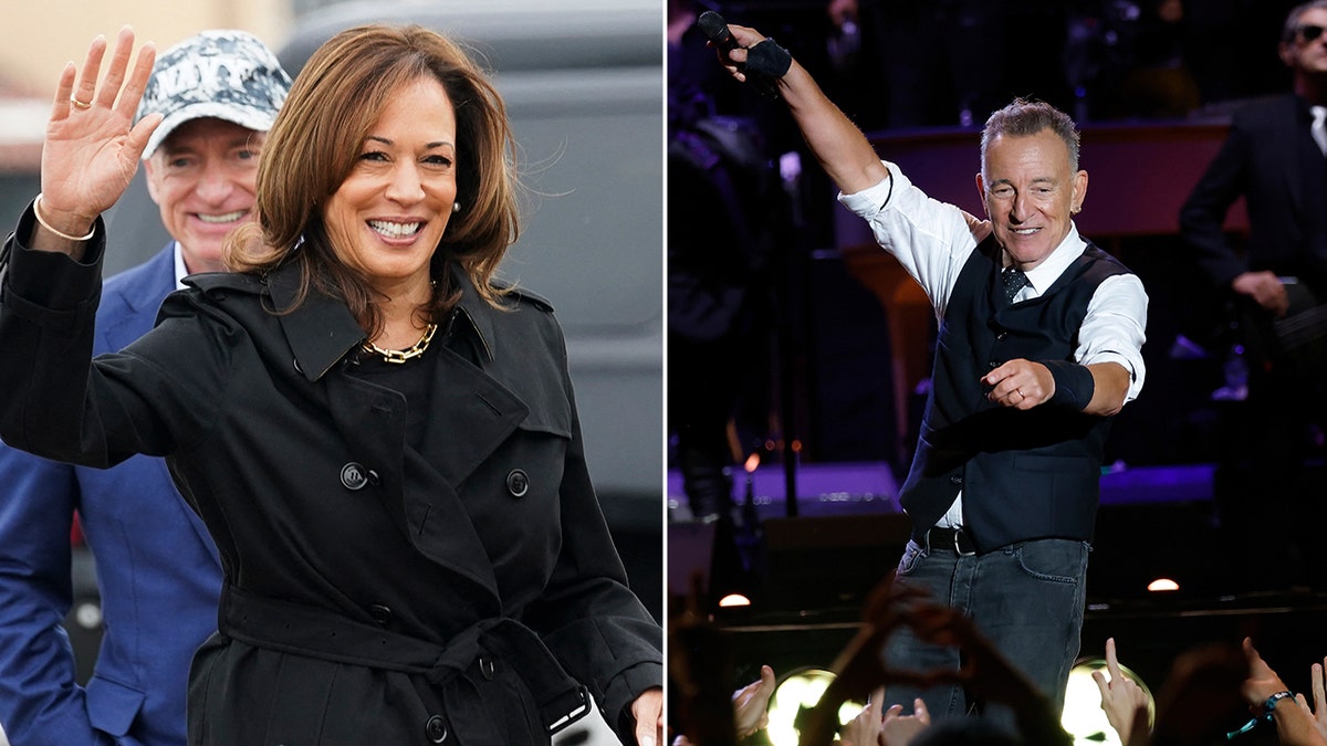 Kamala Harris y Bruce Springsteen