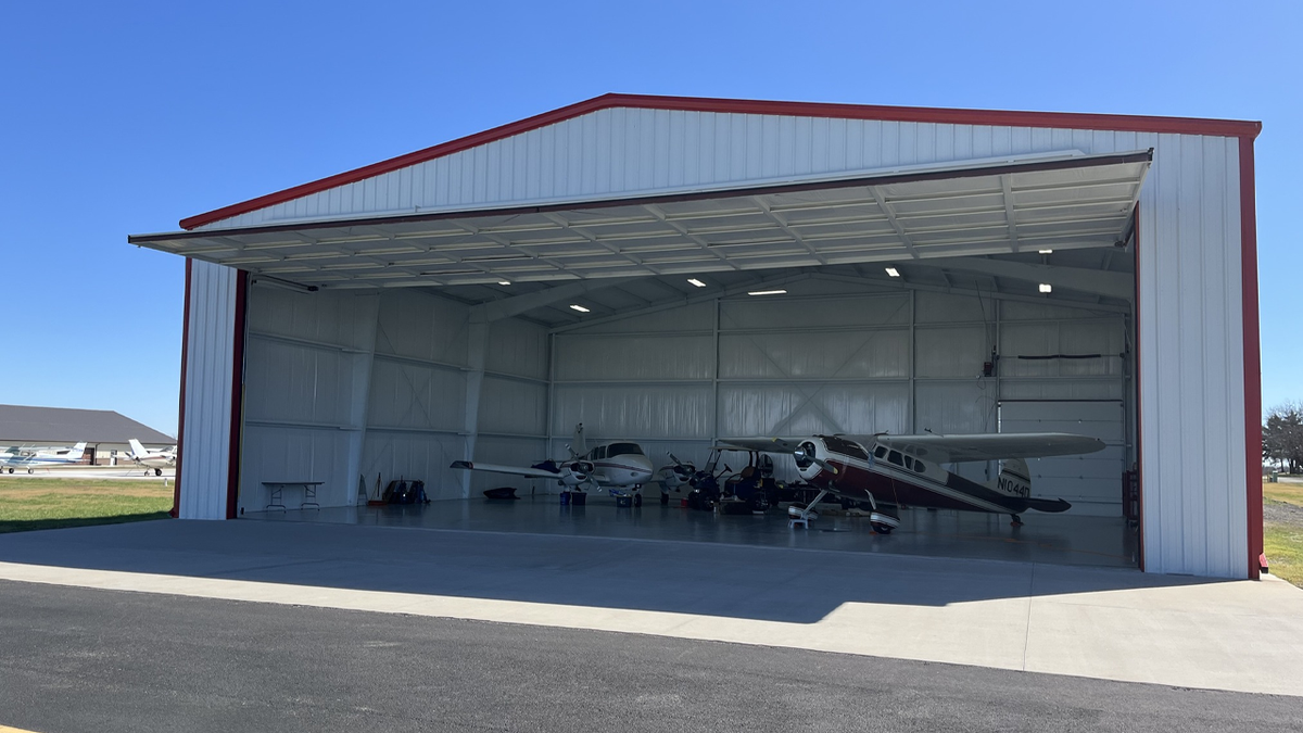 Plane hangar astatine  Cook Airfield