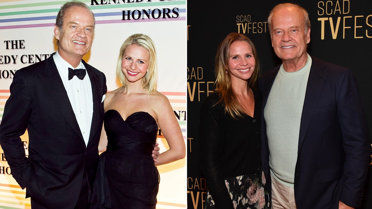 Kelsey Grammer and Kayte Walsh past    and present  split