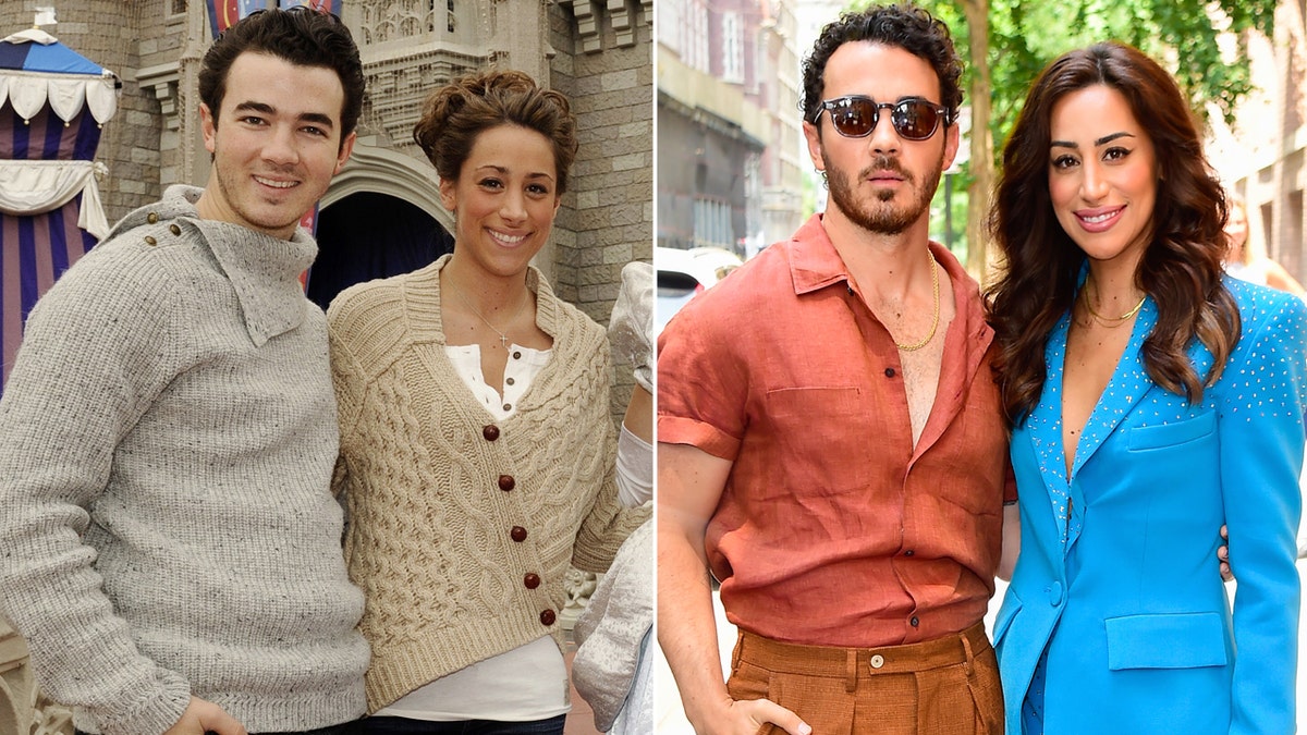 Kevin and Daniella Jonas past    and present  split