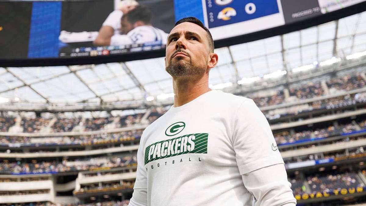 Matt LaFleur en el campo