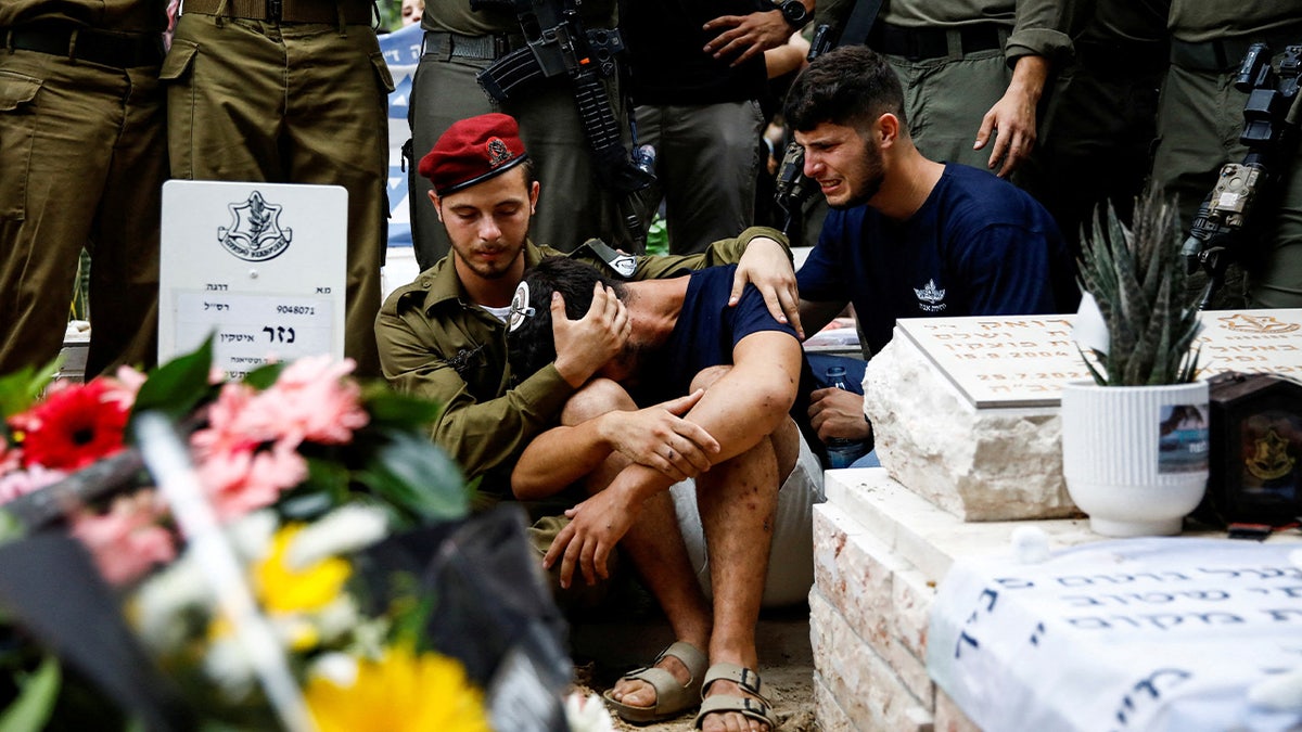 Funeral de un soldado israelí de las FDI Líbano