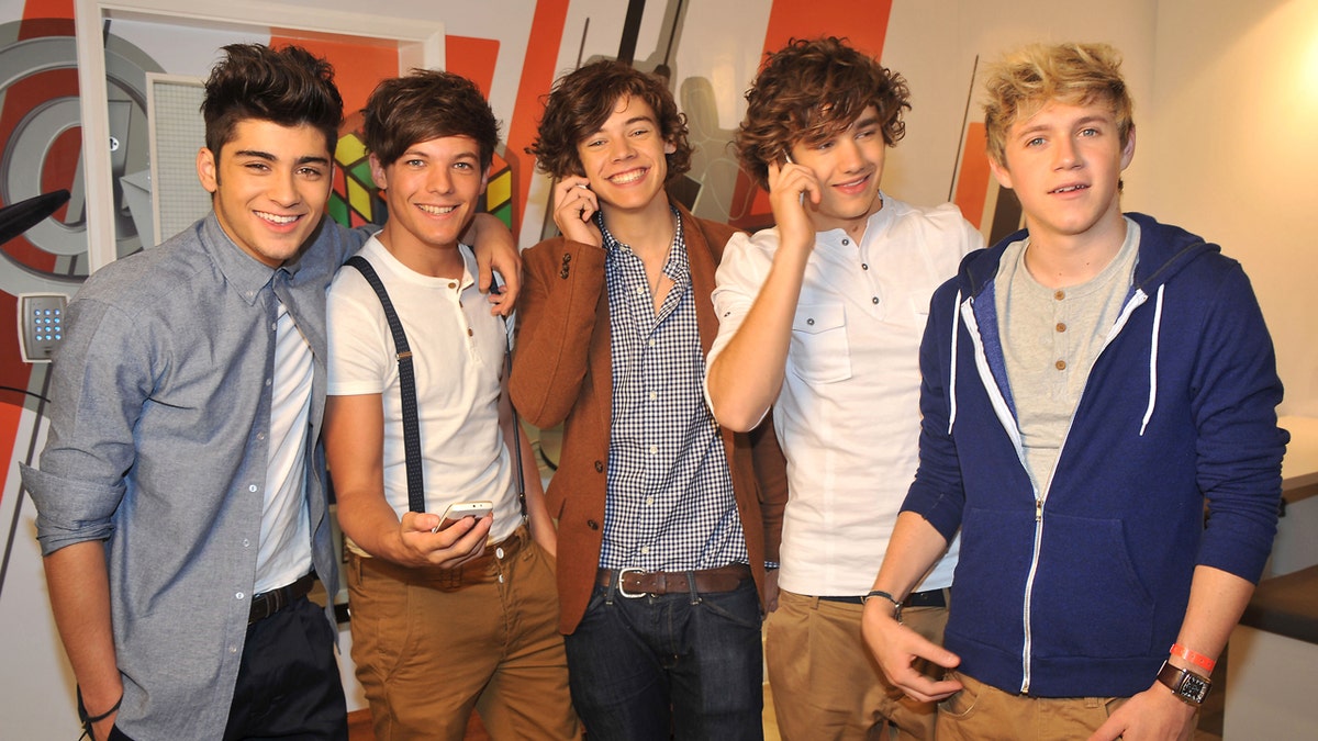 Los miembros de One Direction en 2011