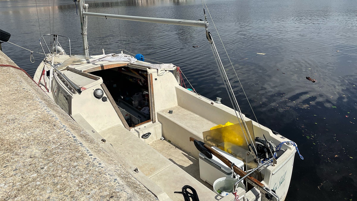 el barco "Teniente Dan" se quedó allí durante el huracán Milton, Helene