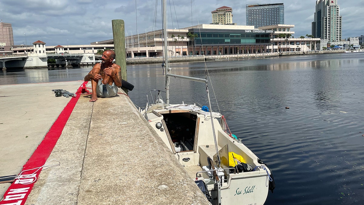 "Lieutenant Dan" near the Tampa boat