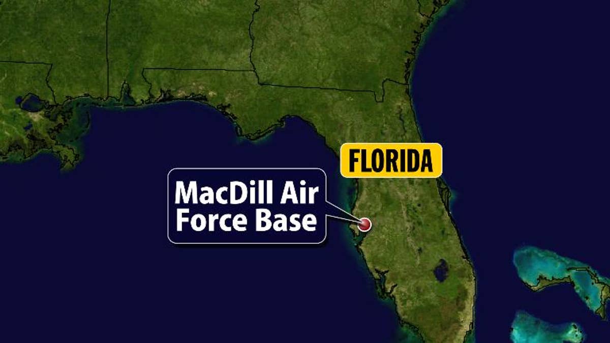 Location of MacDill Air Force Base and U.S. Central Command headquarters in Tampa, Fla.