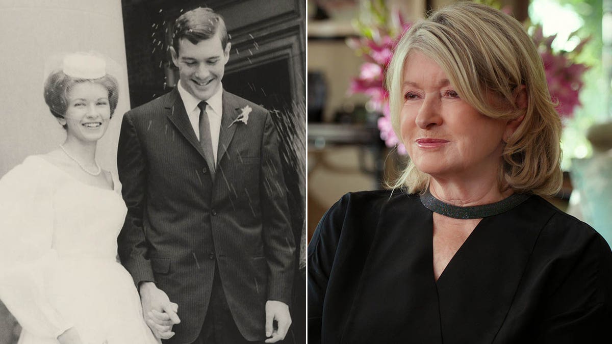 Wedding photo of Martha and Andrew Stewart/Martha in the documentary