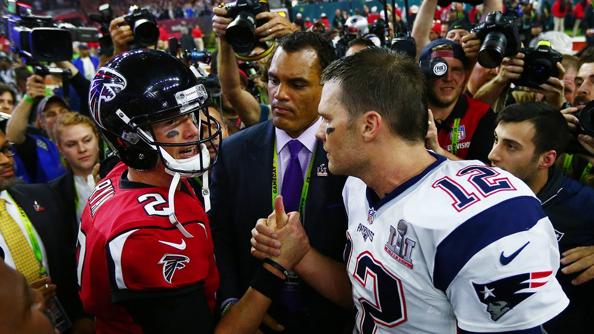 Matt Ryan y Tom Brady