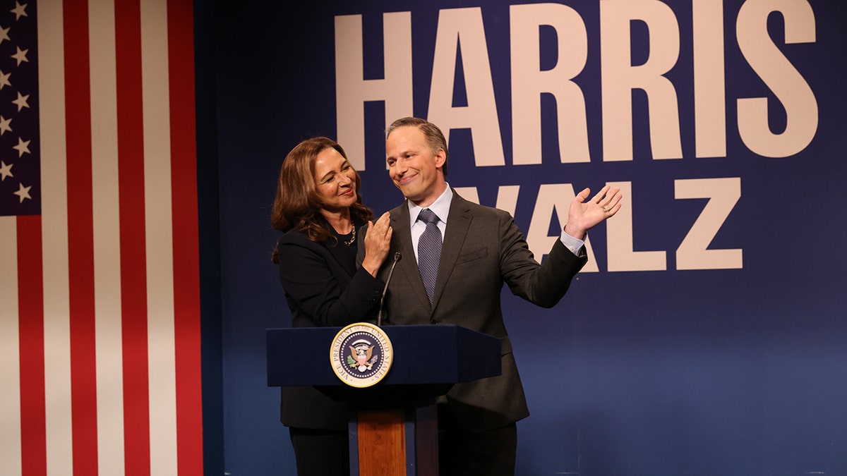 SNL mocks Kamala Harris watching Walz, Vance 'vibing' during VP debate