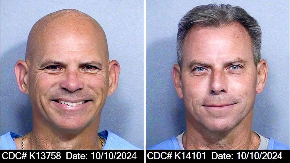 Erik with graying hairsbreadth  and Lyle Menendez, bald, successful  their astir   caller    mugshots