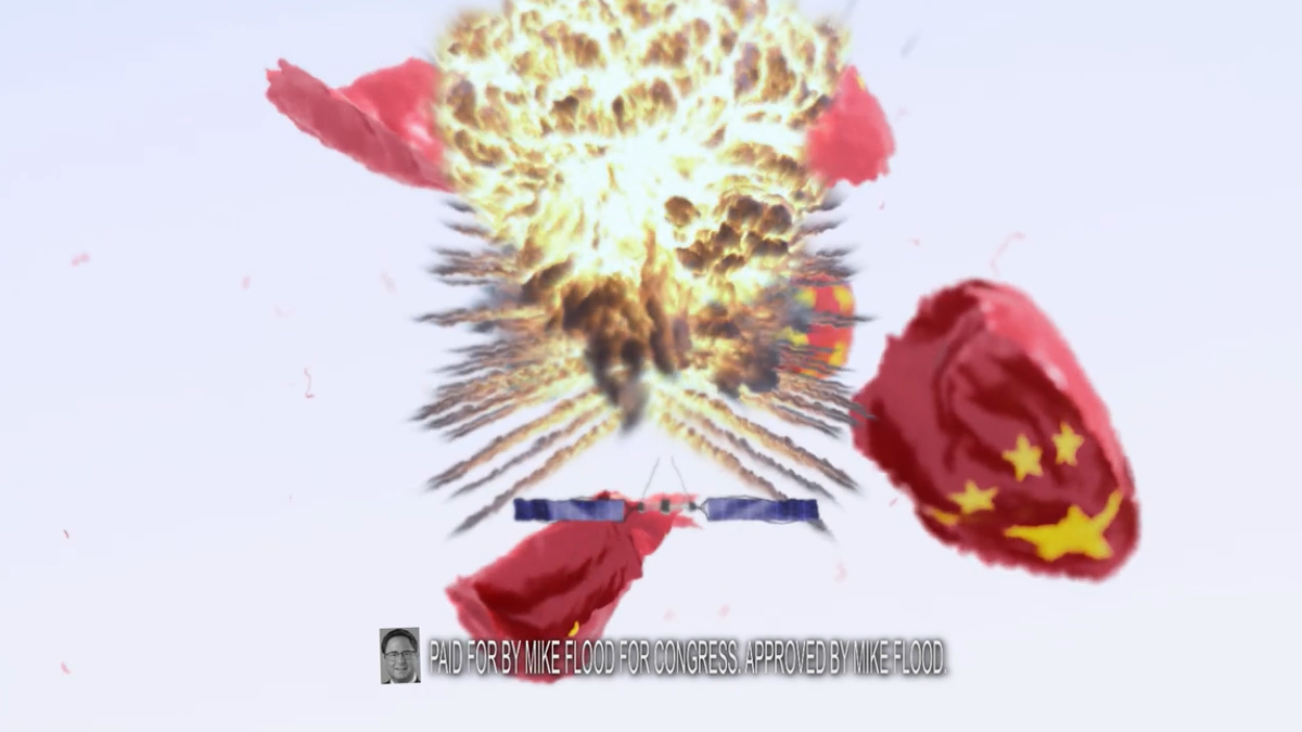 Chinese spy balloon explodes in advertising