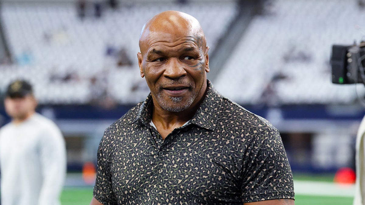 Mike Tyson makes an quality  astatine  a Dallas Cowboys game