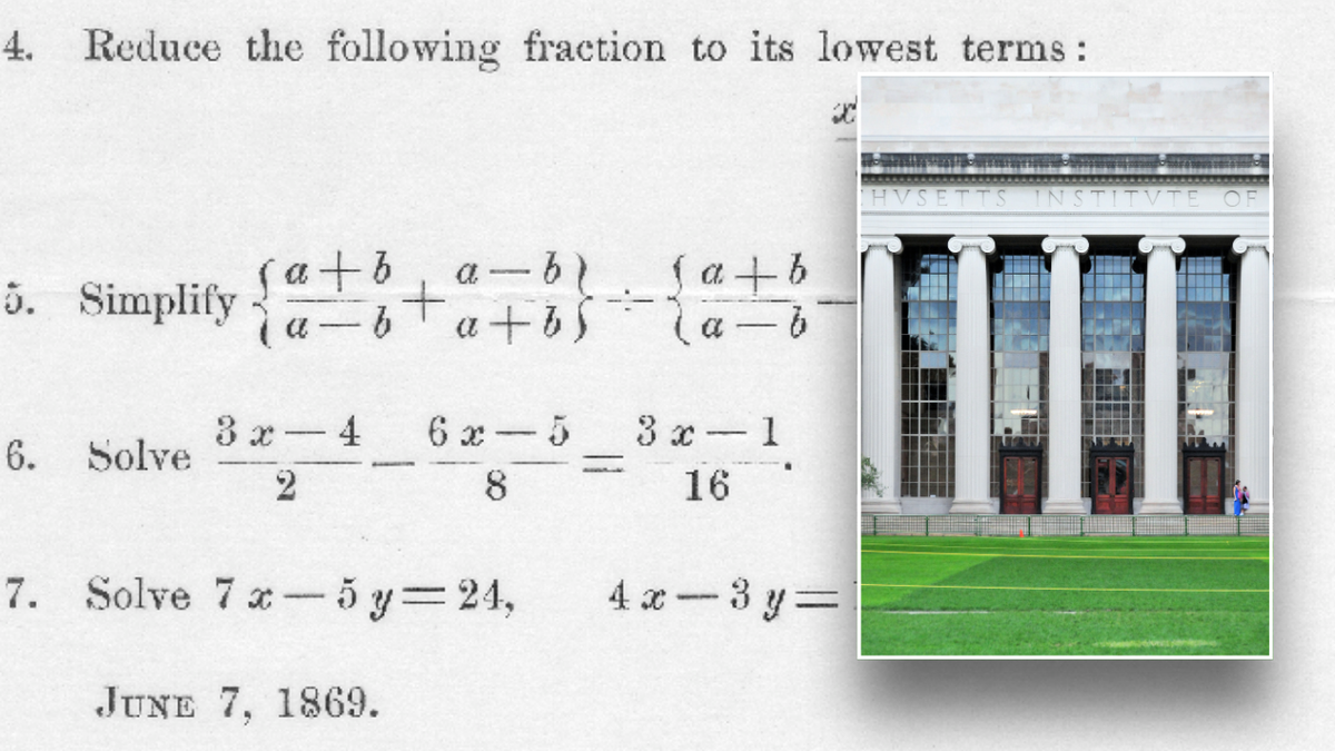 Split representation  of exam, MIT exteriors