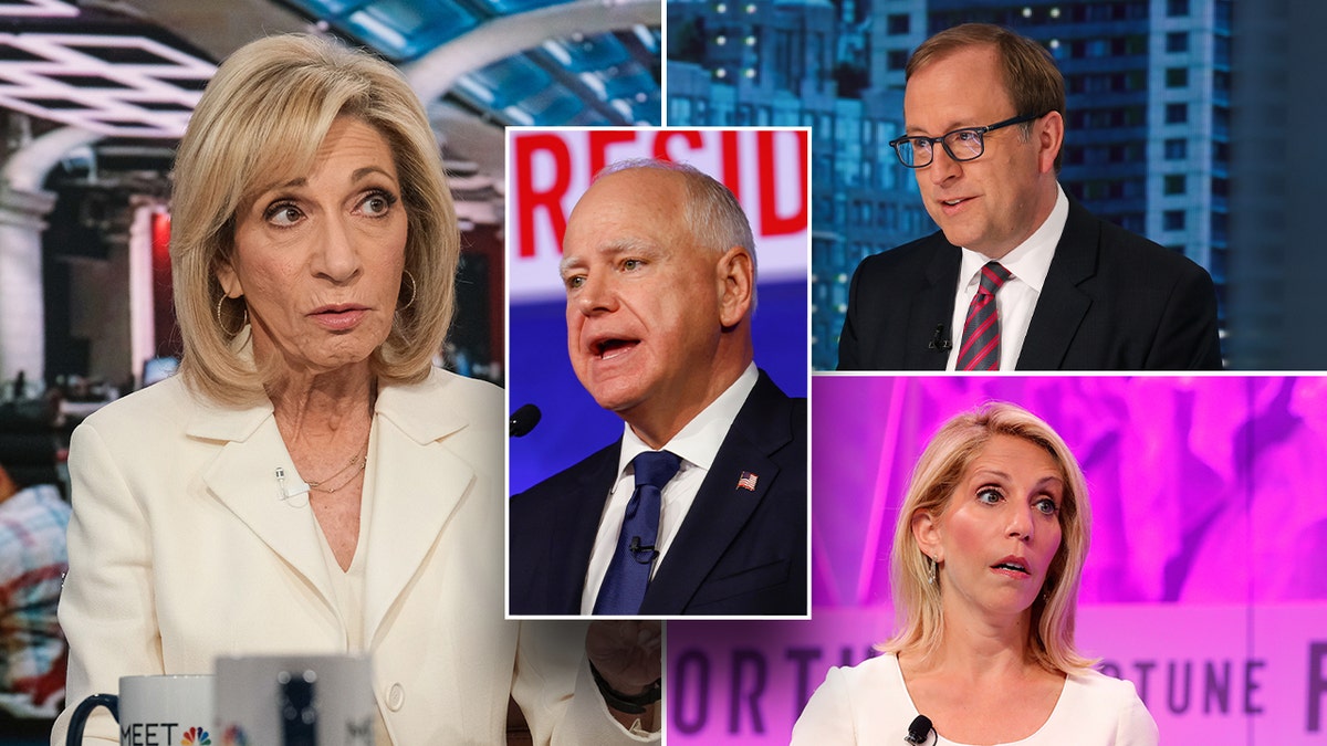 Andrea Mitchell, Gov. Walz, Jonathan Karl, and Dana Bash