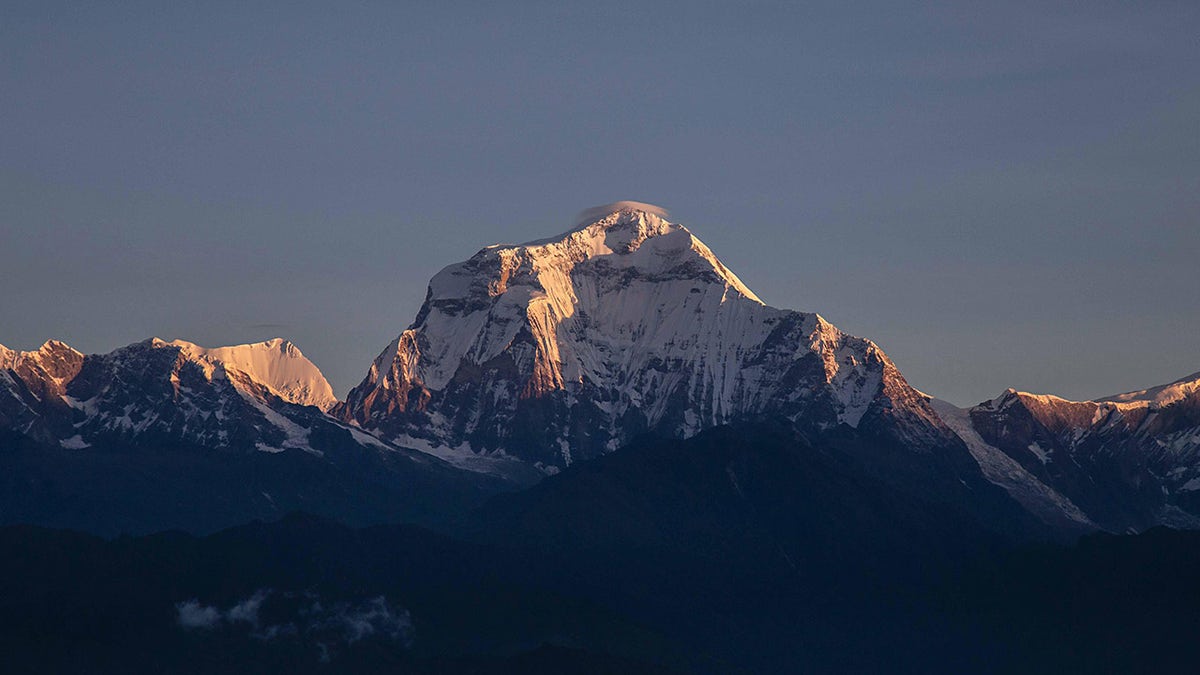 Mount Dhaulagiri sunrise