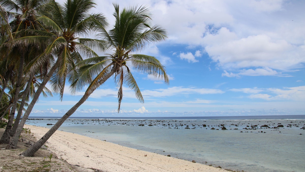 A beach in Nauru