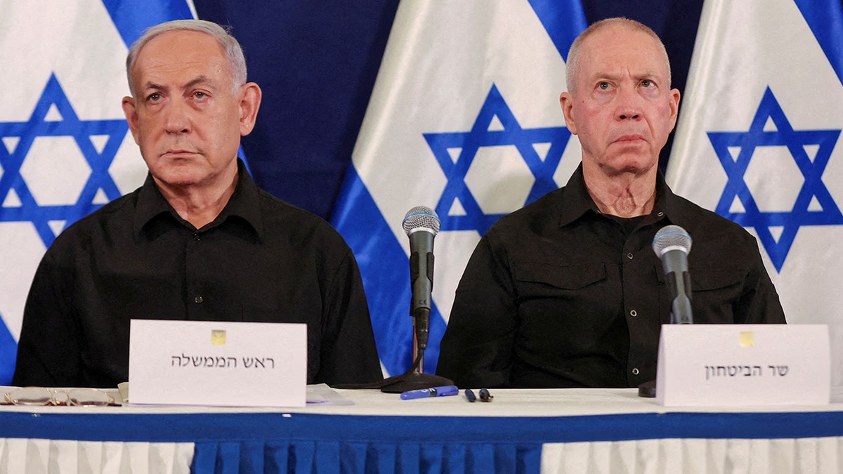 Israeli Prime Minister Netanyahu and Defense Minister Gallant