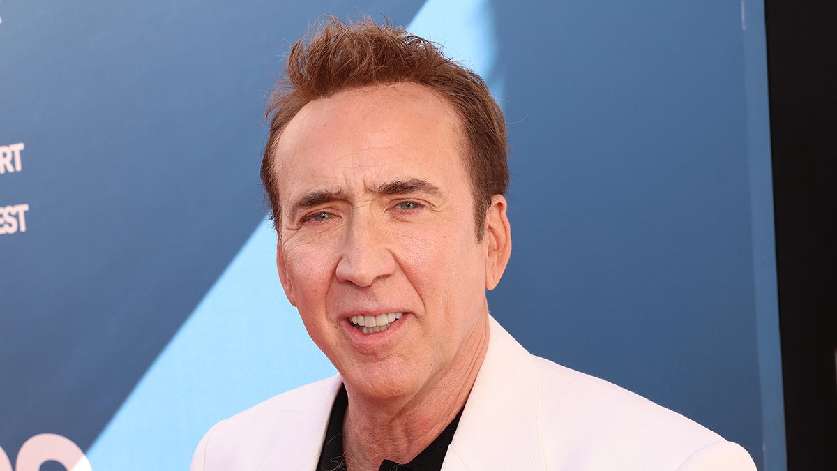 Close up   of Nicolas Cage