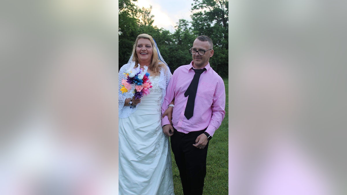 Donna Rhorer wedding day