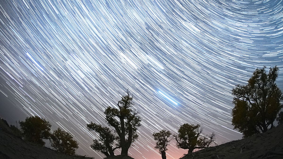 Orionid meteor shower in China